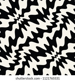 abstract wavy stripes seamless pattern