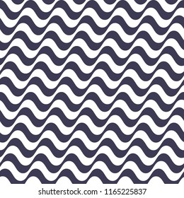 abstract wavy stripes seamless pattern