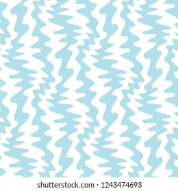 abstract wavy stripes seamless pattern