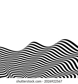 Abstract wavy stripes seamless pattern. Geometric wave texture. Lines Pattern. Design for your ideas, wallpaper, fabric, background,  print