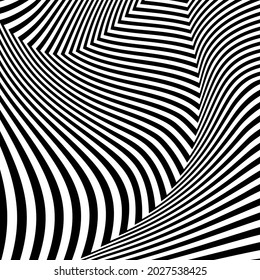 Abstract wavy stripes seamless pattern. Geometric wave texture. Lines Pattern. Design for your ideas, wallpaper, fabric, background,  print