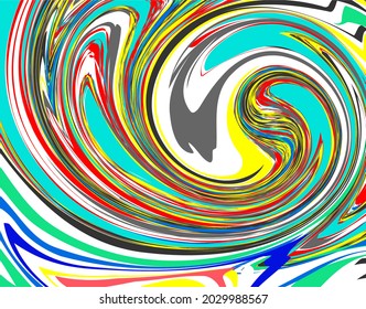 
Abstrakte gewölbte Streifen. Wave Line Art, Kurves, glattes Design. Vektorgrafik. Optische Illusion. Banner, Plakatwand oder Karte dekoratives gestreiftes Hintergrundbild. 