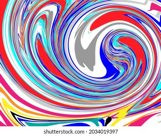 
Abstract wavy stripes. Wave line art, Curved smooth design. Vector illustration. Optical Illusion. Banner, billboard or card decorative striped background graphic design. 