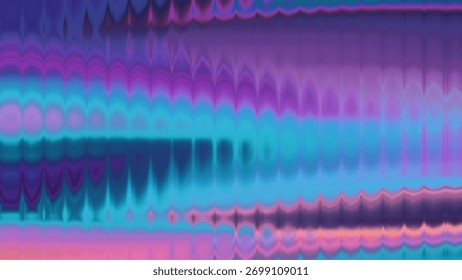 Abstractas textura ondulada con Gradientes vibrantes de púrpura, azul y rosa, creando un efecto visual futurista, etéreo y dinámico.