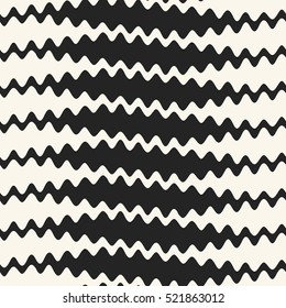 Abstract wavy textured subtle motif. Seamless pattern.