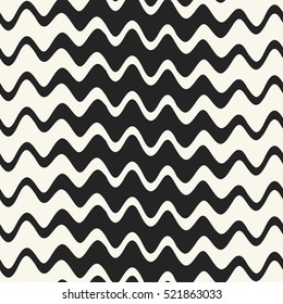 Abstract wavy textured subtle motif. Seamless pattern.
