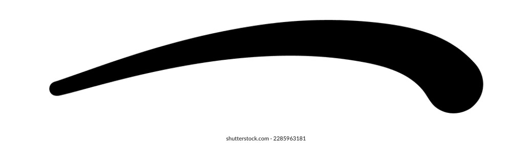 Abstract wavy thin line. Squiggle elements banner. Pattern with scribble, wiggle and undulate. Vector isolated illustration