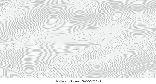 Abstractas mapa topográfico ondulado. Fondo de líneas onduladas y curvas Abstractas. Fondo geométrico Abstractas del mapa de contorno topográfico.	
