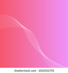 abstract wavy Vector Background