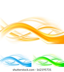 Abstract wavy vector background