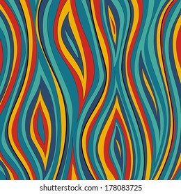 Abstract wavy vector background