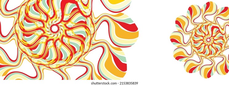 abstract wavy vector background design