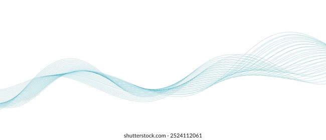 Abstract wavy vector background. EPS10