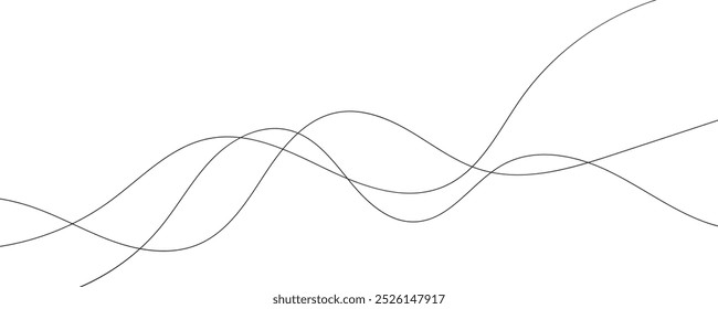 Abstract wavy vector background. EPS10