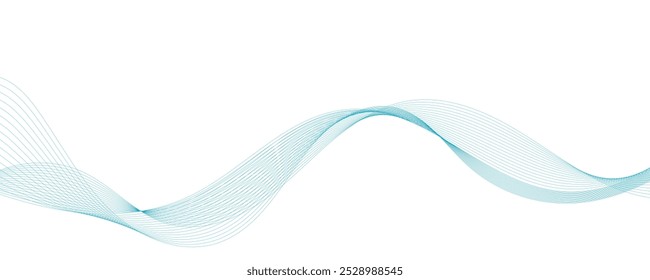 Abstract wavy vector background. EPS10