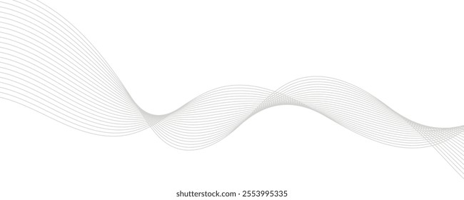 Abstract wavy vector background. EPS10