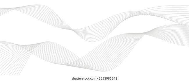 Abstract wavy vector background. EPS10