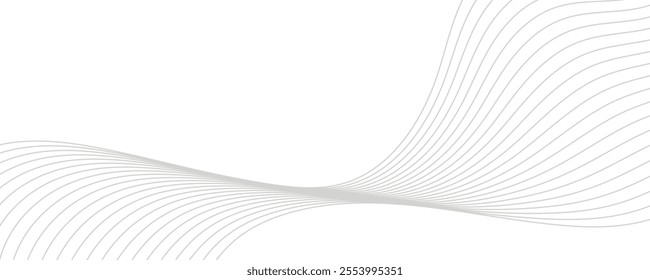 Abstract wavy vector background. EPS10