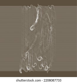 abstract wavy vector background template