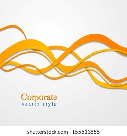 Abstract wavy vector color background