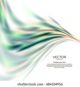 Abstract wavy vector colorful background. Graphic illustration