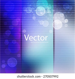 Abstract wavy vector design