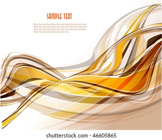 Abstract wavy vector design.