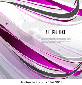 Abstract wavy vector design.