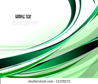  Abstract wavy vector design