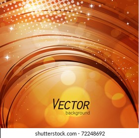 Abstract wavy vector design