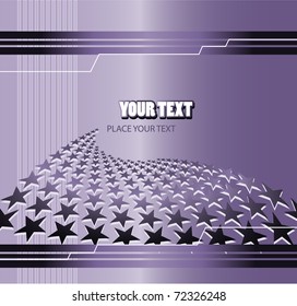 Abstract wavy vector design