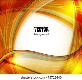 Abstract wavy vector design