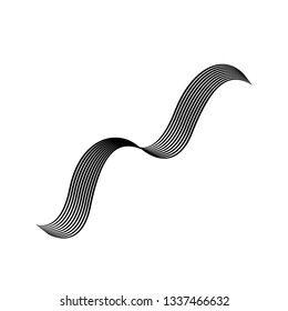 abstract wavy vector illustration