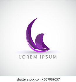 Abstract wavy vector Logo, spa, salon, nature logos, icons isolated. Identity