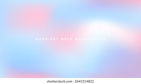 Abstract wavy violet pink background with gradient mesh. Blurred fluid colorful background. Modern design template for web covers, ad banners, posters, brochures etc