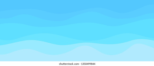 Abstract wavy wallpaper of the surface. Waved background. Cold colors. Pattern with lines and waves. Multicolored texture