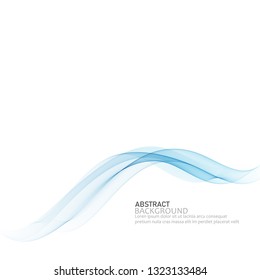 
Abstract wavy wave of water. Elegant design