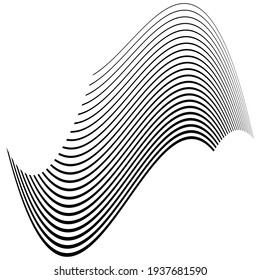 Wavy Black Lines Images, Stock Photos & Vectors | Shutterstock