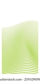 Abstract wavy, waving, billowy and undulating lines. Squiggly, squiggle lines with twist effect. Abstract background. Vector illustration