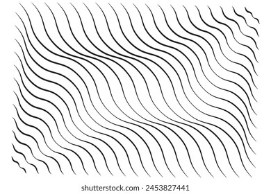 abstract wavy, waving lines element, vertical stripes, billowy line pattern, distortion effect, curvy pattern, squiggle parallel stripes, oscillation, pulse warp effect element