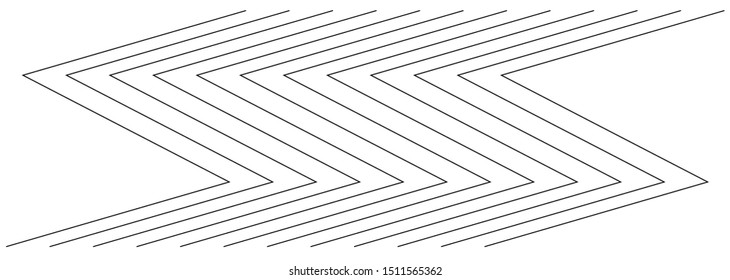 Abstract wavy, waving (zigzag) lines element.Vertical lines, stripes with billowy, undulate distortion effect.Curvy, squiggle parallel stripes.Oscillation, pulse warp effect (Wide, rectangle format)