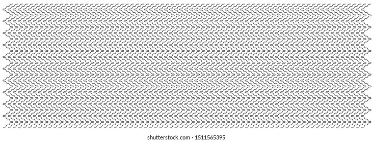 Abstract wavy, waving (zigzag) lines element.Vertical lines, stripes with billowy, undulate distortion effect.Curvy, squiggle parallel stripes.Oscillation, pulse warp effect (Wide, rectangle format)