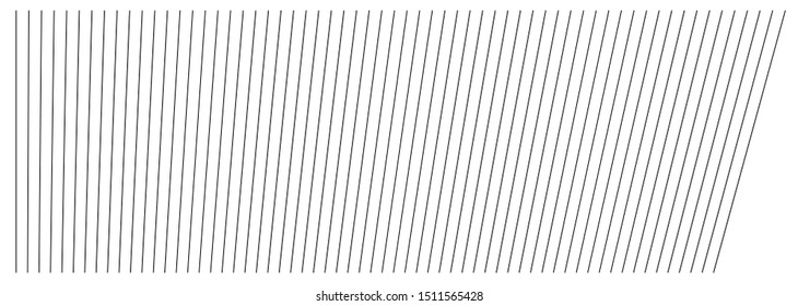 Abstract wavy, waving (zigzag) lines element.Vertical lines, stripes with billowy, undulate distortion effect.Curvy, squiggle parallel stripes.Oscillation, pulse warp effect (Wide, rectangle format)