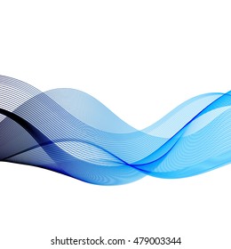 Abstract wawes background. Vector design element.