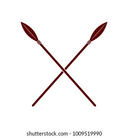 Abstract weapon silhouette