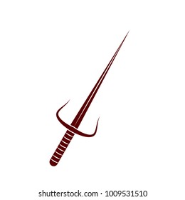 Abstract weapon silhouette