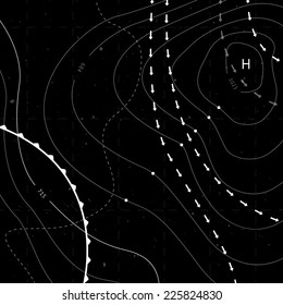 Abstract Weather Map 