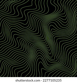 Abstract Weather Map Background with Lines. Vector  Topographic Seamless Pattern. Futuristic Y2k Illustration