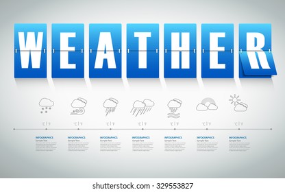 Abstract weather template. vecter eps 10.