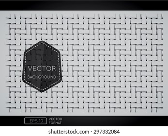 Abstract weave pattern background